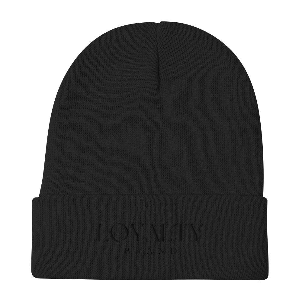 Premium BlackOnBlack Beanie