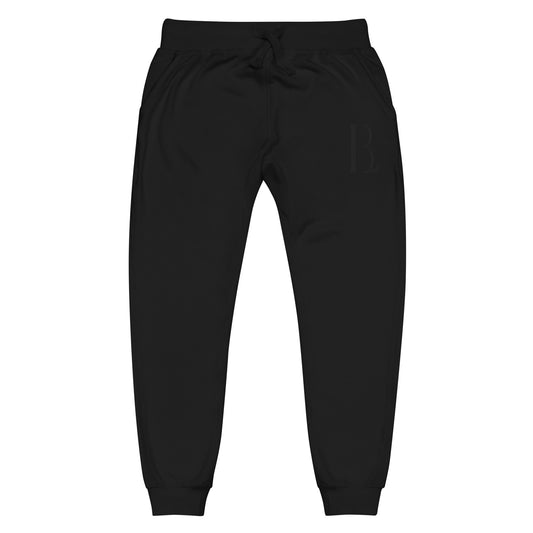 Premium BlackOnBlack Fleece Sweatpants