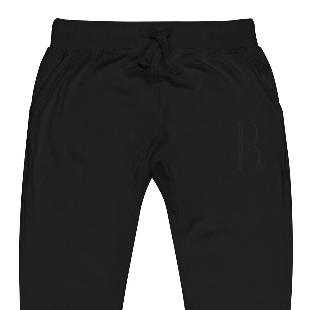 Premium BlackOnBlack Fleece Sweatpants