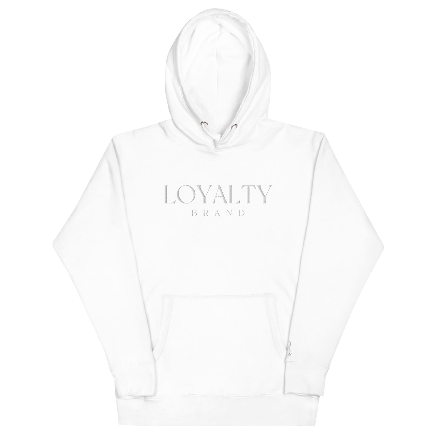 Premium WhiteOnWhite Hoodie