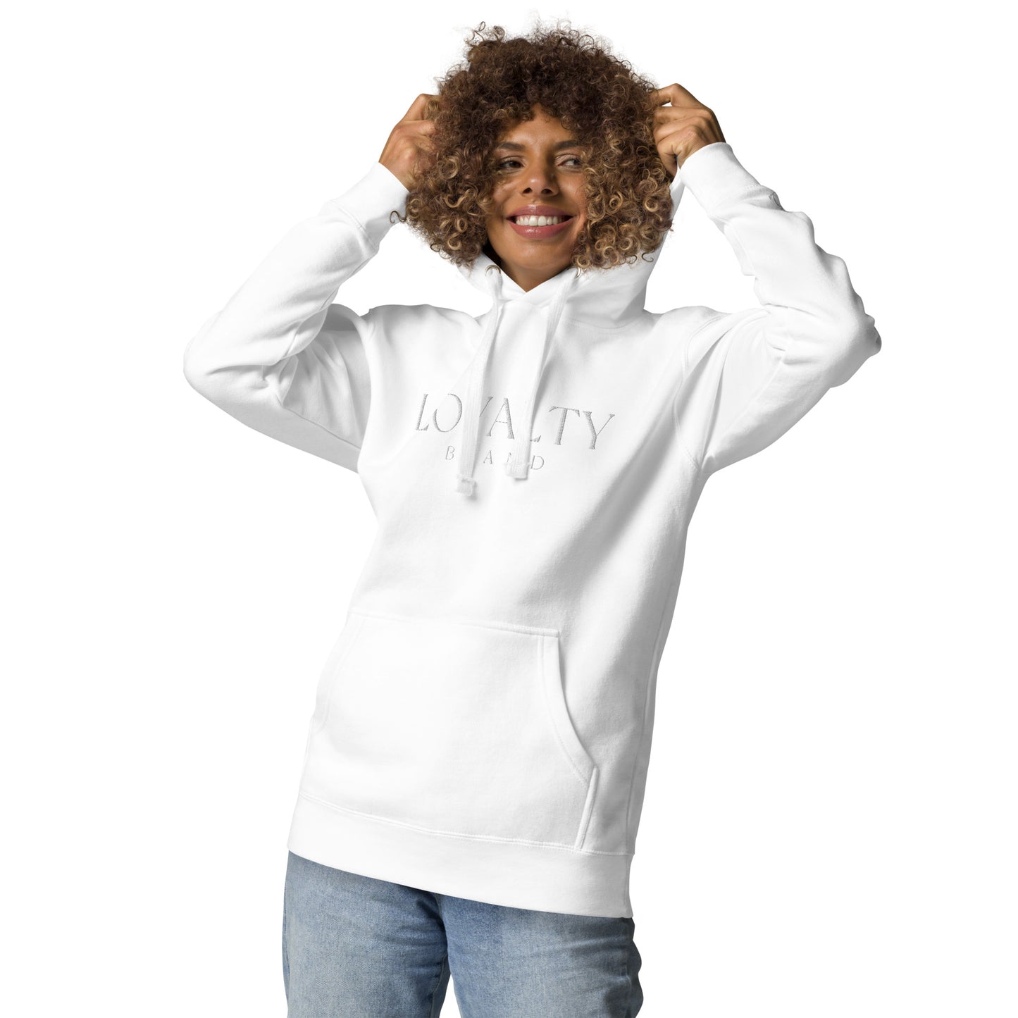 Premium WhiteOnWhite Hoodie